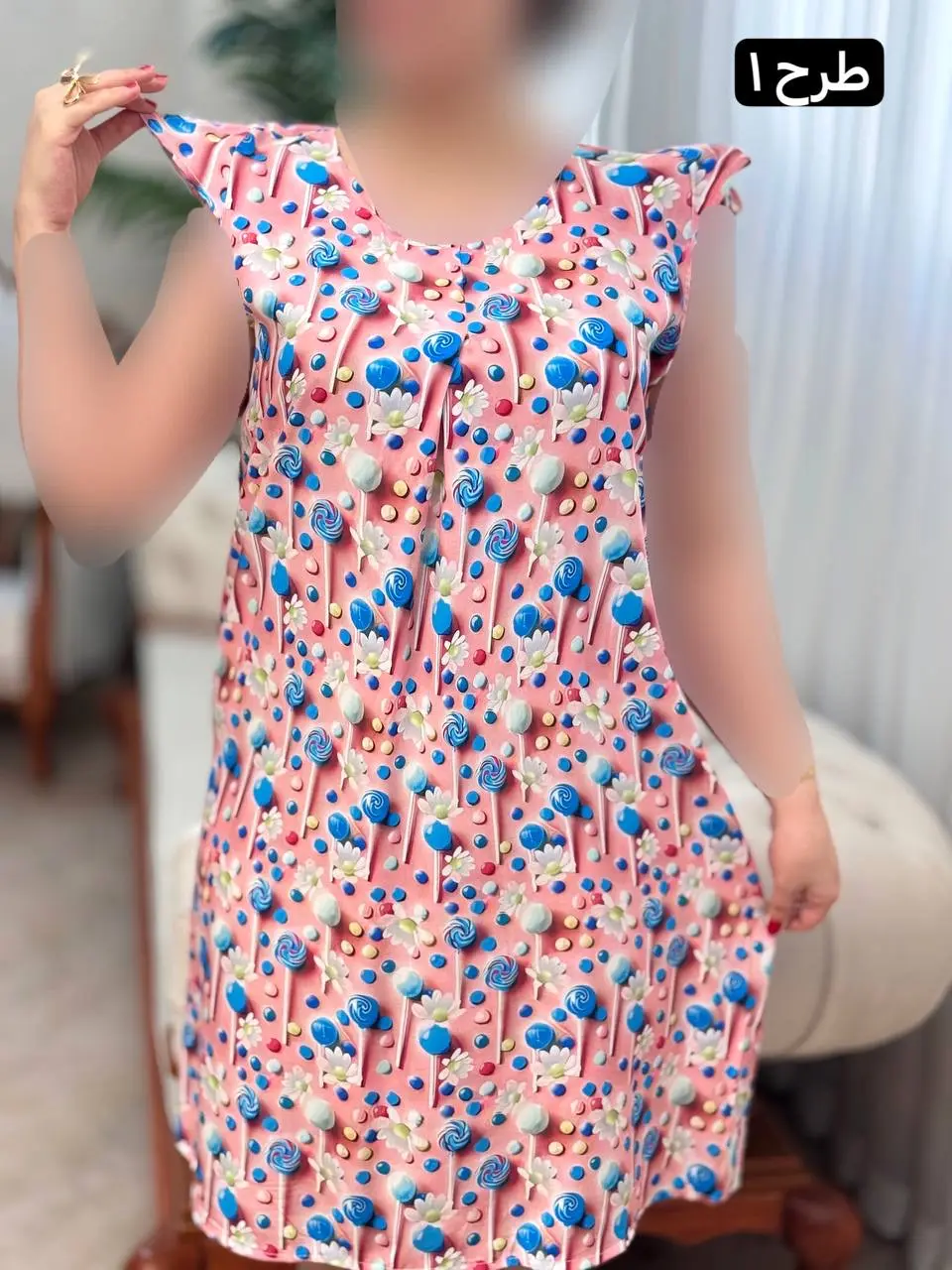 پیراهن نخی فرشته 3123